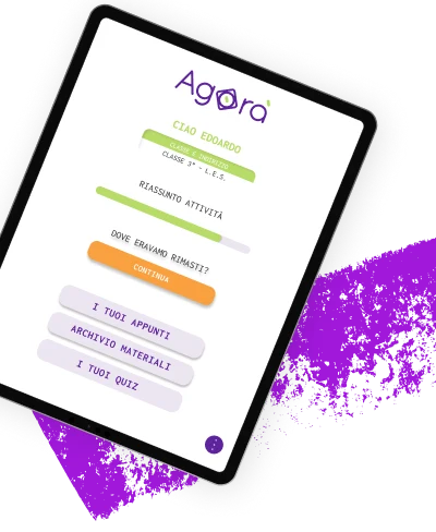La piattaforma Agorà su iPad